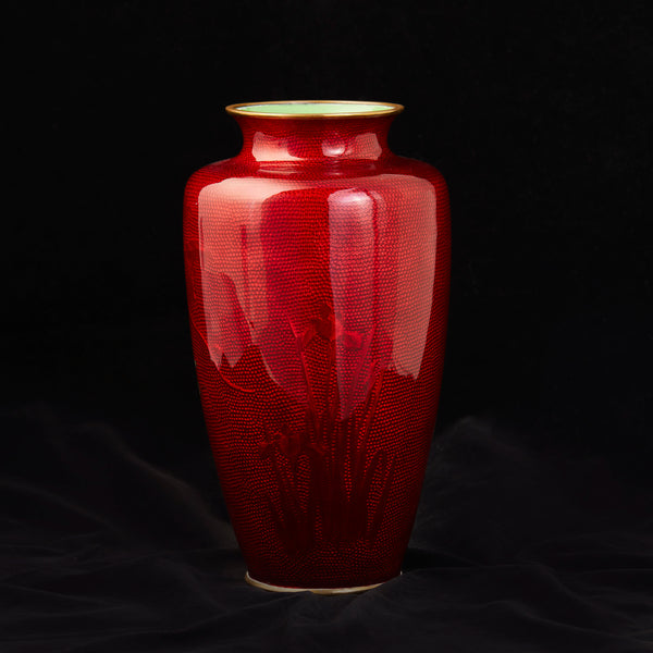 A Cloisonné Enamel Taisho Period Ginbari Vase