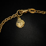 'Archimedes Mirror' 18ct Rose, White & Yellow Gold Aquamrine, Pearl & Diamond Pendant