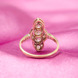 Edwardian 18ct Yellow & Platinum Diamond Ring, Circa 1905.