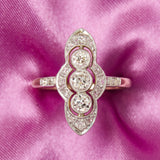 Edwardian 18ct Yellow & Platinum Diamond Ring, Circa 1905.
