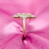 Edwardian 18ct Yellow & Platinum Diamond Ring, Circa 1905.