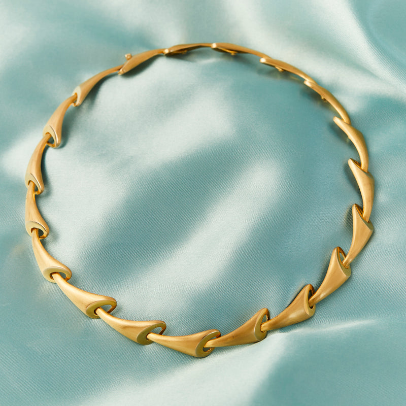 Vintage Sigi Tasco Signed 14ct Yellow Gold Collar Circa 1950's