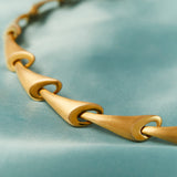 Vintage Sigi Tasco Signed 14ct Yellow Gold Collar Circa 1950's