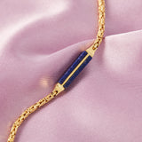 H Stern French made 18ct Yellow Gold & Lapis Lazuli Necklace