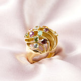 H Stern Yellow Gold & Coloured Stone Cocktail Ring