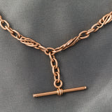 Vintage Fancy Link Rose Gold Fob Chain