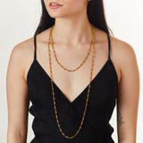 Antique French 18ct Yellow Gold Fancy Link Guard Chain