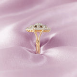 Art Deco Diamond & Gold Plaque Ring