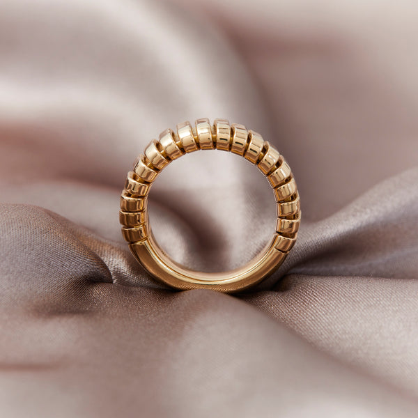 18ct Yellow Gold Tubogas Ring