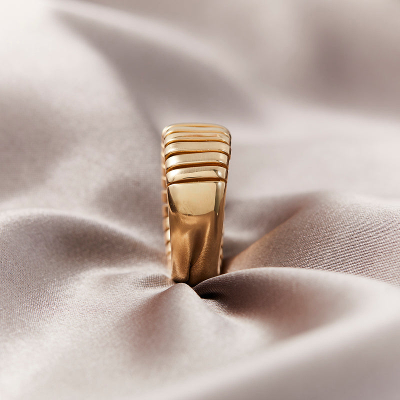 18ct Yellow Gold Tubogas Ring