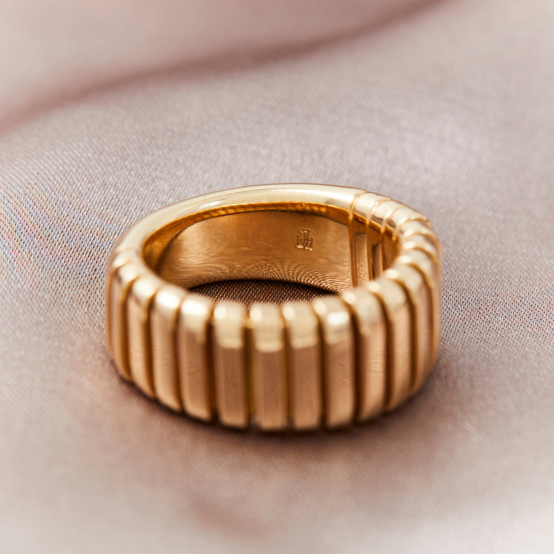18ct Yellow Gold Tubogas Ring
