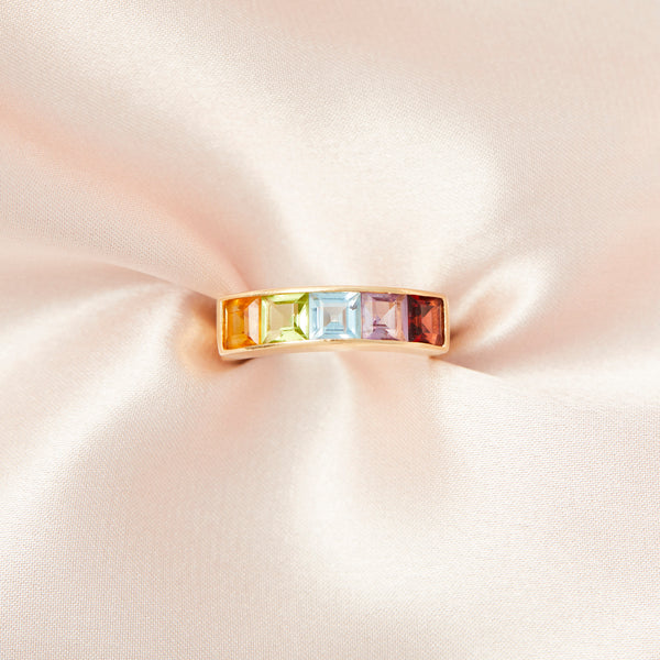H Stern Multicoloured Ring