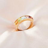H Stern Multicoloured Ring