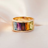 H Stern Multicoloured Ring