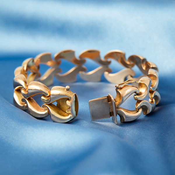 Retro 14ct Rose Gold Bracelet