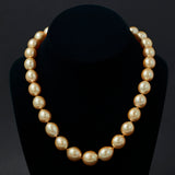 A Strand of Golden South Sea Pearls