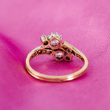 Antique French Old Cut Diamond Toi et Moi Ring