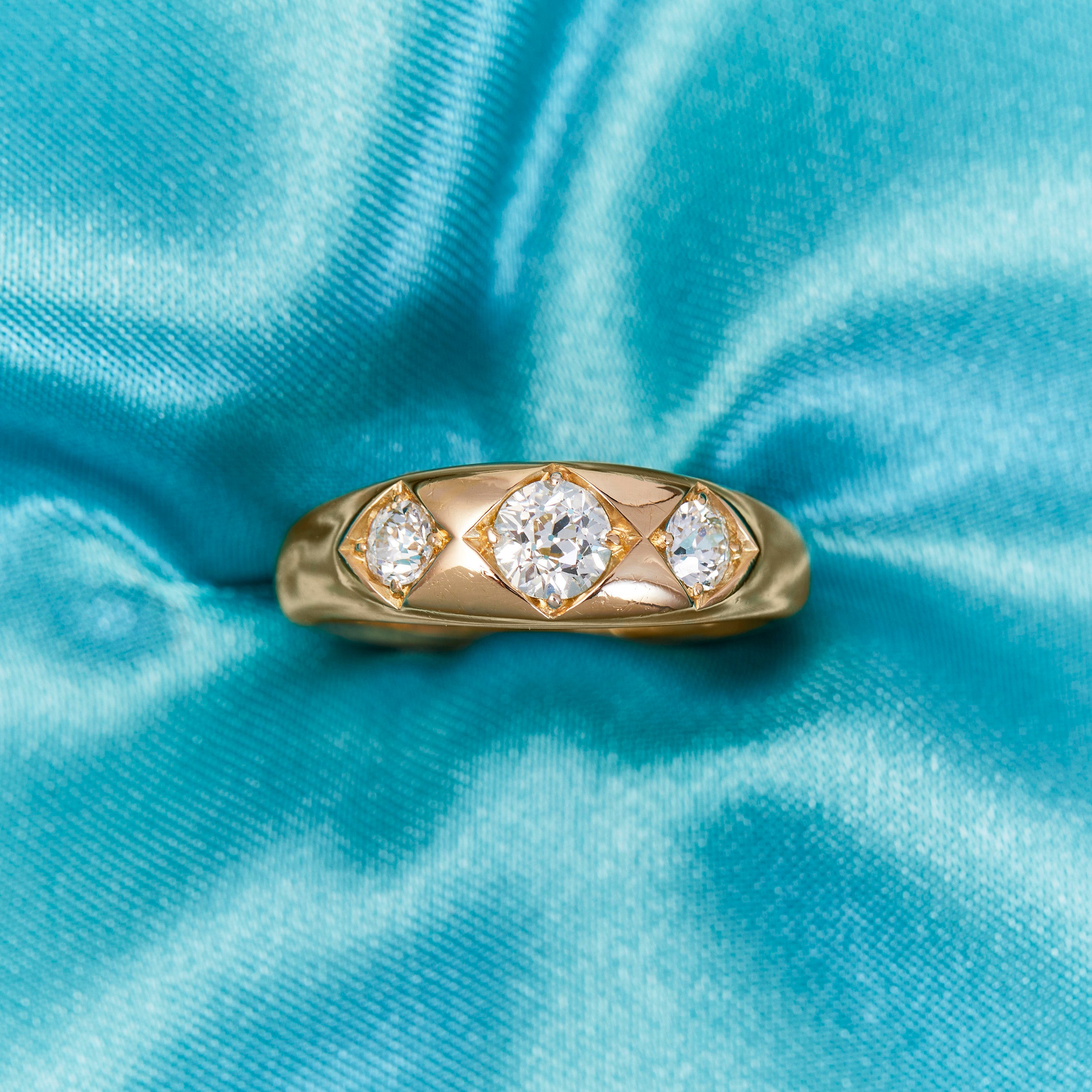Gypsy Style Rings 18ct Yellow Gold Victorian Gypsy Ring – frenchjewelbox