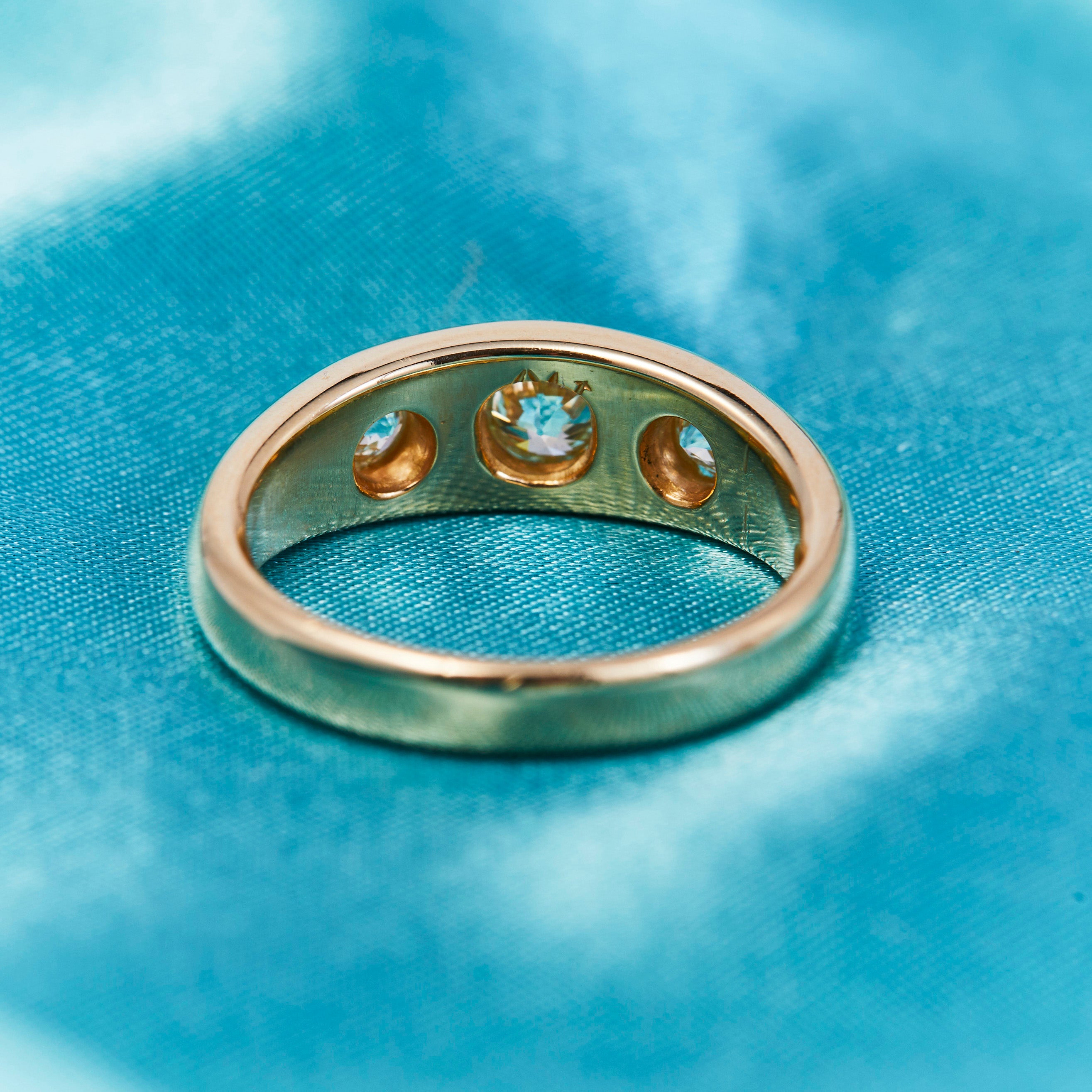 18ct Yellow Gold Victorian Gypsy Ring – frenchjewelbox