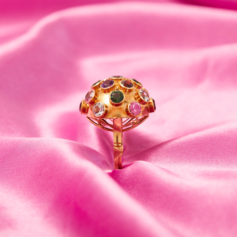 H Stern Multigem 18ct Yellow Gold Vintage Sputnik Ring – frenchjewelbox