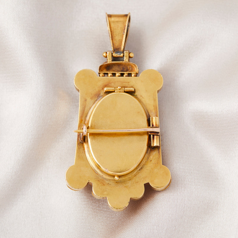 Victorian Etruscan Revival 18ct Four Colour Gold