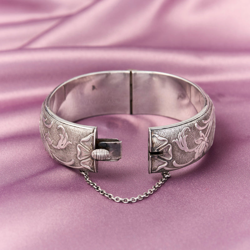 Vintage Sterling Silver Bangle by Liberty & Co
