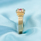 Antique 15ct Yellow Gold Gypsy Ring