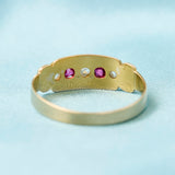 Antique 15ct Yellow Gold Gypsy Ring