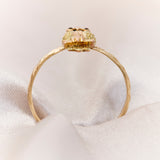 Antique 18ct Yellow & Rose Gold Owl Ring