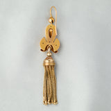 Victorian 9ct Yellow Gold Tassle Drop Earrings, Circa 1890.