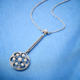 Belle Époque 14ct Gold & Palladium Diamond & Pearl Pendant
