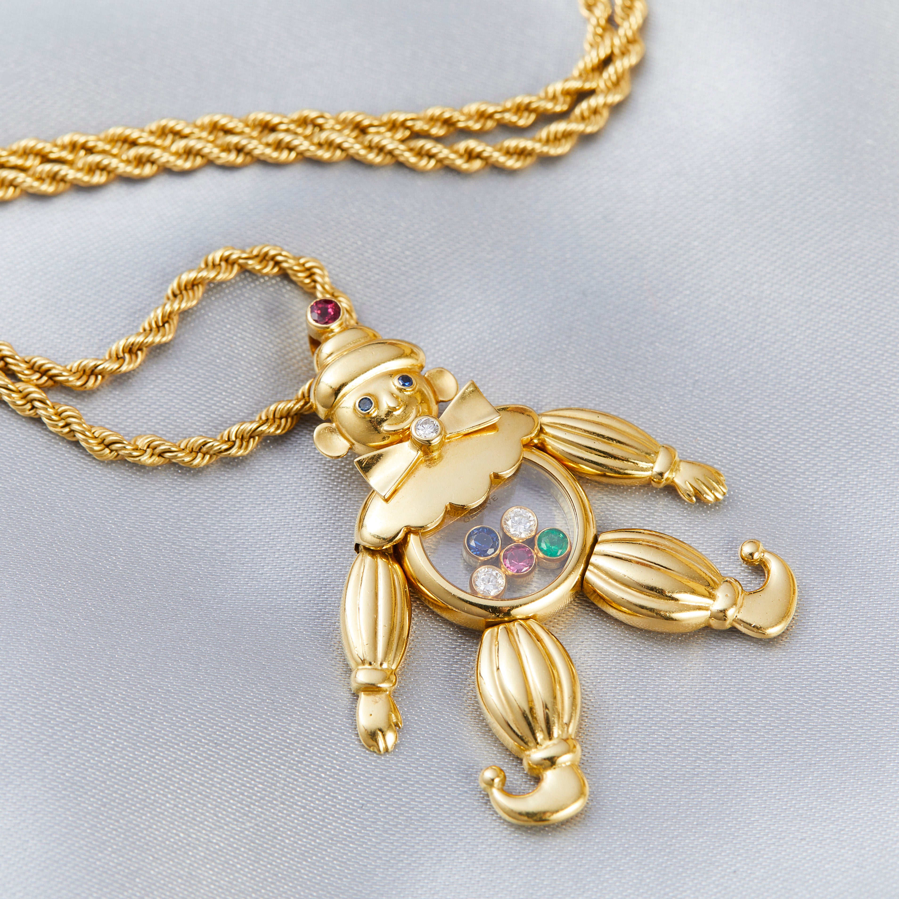 Vintage Chopard Extra Large Happy Clown Necklace – frenchjewelbox