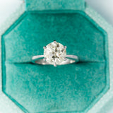 Vintage Diamond Solitaire Ring
