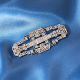 Viennese Art Deco Diamond Brooch