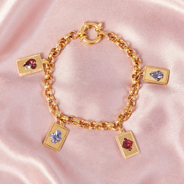 Gold Card Station Bracelet