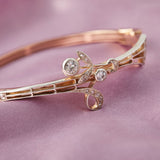 Art Nouveau Diamond Bangle