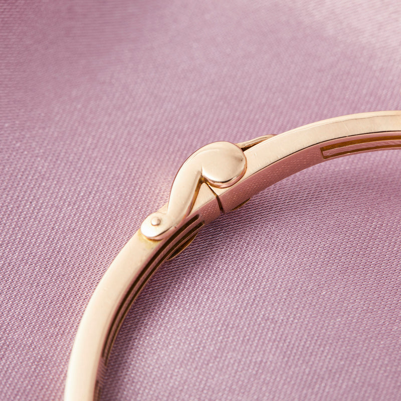 Art Nouveau Diamond Bangle