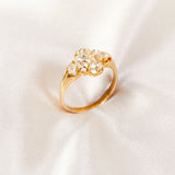 Victorian Diamond Quatrefoil Ring