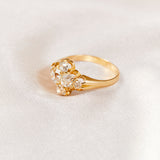 Victorian Diamond Quatrefoil Ring