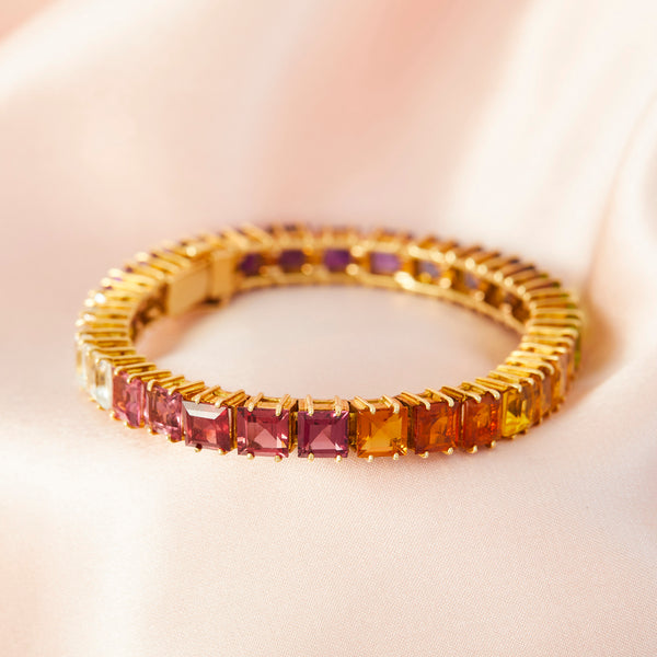 H. Stern Multicoloured Gem Set Gold Bracelet