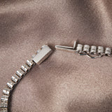 Platinum Graduated Diamond Tennis Bracelet