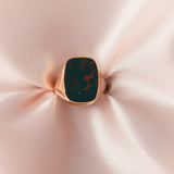 Vintage Bloodstone Signet Ring