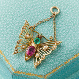 Antique Butterfly Pendant